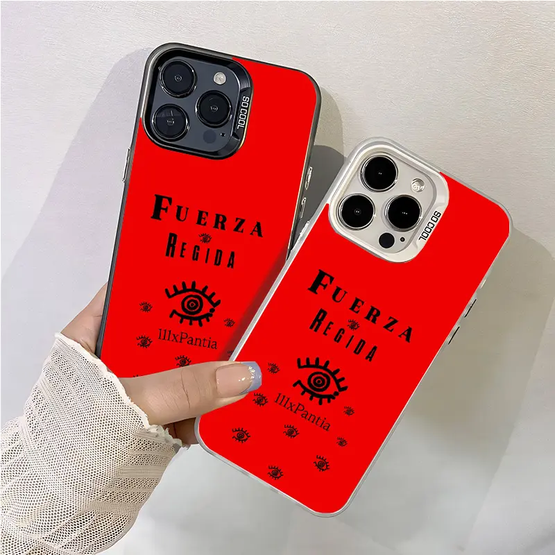 Fuerza Regida red pattern Aesthetic Pattern IMD Casing For iphone 17 16 15 14 13 12 11 X XS PRO MAX SAMSUNG GALAXY S21 S22 S23 S24 S25 S26 FE ULTRA PLUS Gradient Hard TPU PET PC Black Silver Gift Shockproof Luxury Protector Phone Cases Cover, Smartphone,,