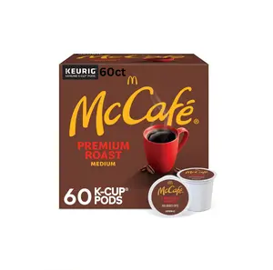 McCafe Premium Roast Coffee, Single Serve Keurig K-Cup Pods, Medium Roast, 60 Count, (6 Packs of 10)