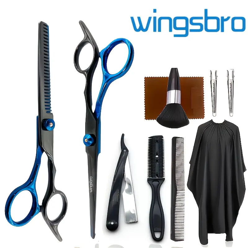 Wingsbro Professional Hair Cutting Kit, Set of Two Hair Clippers, Home Salon Tools, Suitable for Home Use, High-Quality Haircutting, Hair Cutting Accessories, Barber Accessories, Salon Supplies