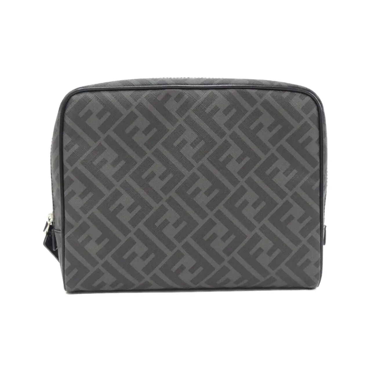 Pre-owned FENDI Canvas Small Leather Goods Coated Pouch