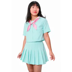 Eva Sailor Seifuku Style Top - Mint