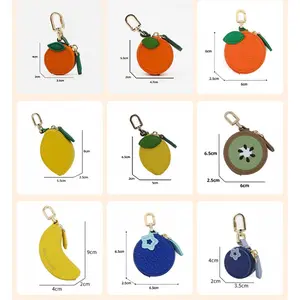 Creative and Cute Strawberry Fruit Coin Purse, Minimalist Mini Wallet, Keychain Bag, Coin Pouch, Storage Bag Pendant