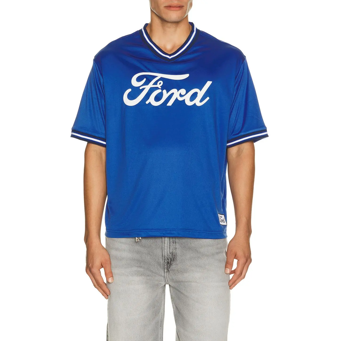 Junk Food Ford Soccer Jersey in Blue Chip