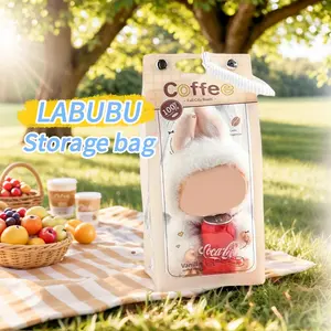 [Labor Day]Labubu Transparent Collection Plush Doll Protective Box -Stylish protective case, PVC Material, Multiple Colors, Perfect for Displaying And Collecting LABUBU Series, CRYBABY Series, And Winter Melody Series Plush Toys.