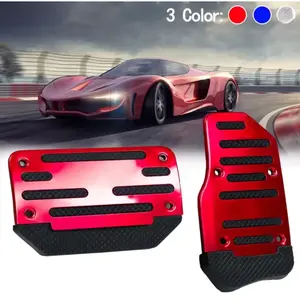 (FS)Non-Slip Aluminum Universal Brake Pedal Covers & MT/AT Set for Citroen C1 C2 C3 C4 C5 DS Series (Not for RHD)| Vehicle Car Interior Kit Accessories, Car Accessories, Auto Parts Accessories, Father's Day Gift