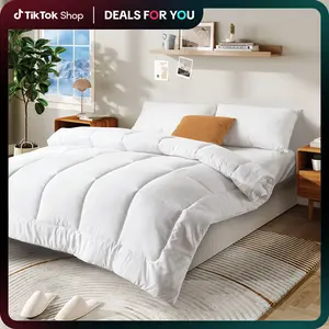 VIZIM All Season Comforter, OEKO-TEX Certified Down Alternative Bedding with 300GSM Soft Filling, Durable Shell, Twin Full Queen King Sizes, Machine Washable & Tumble Dry