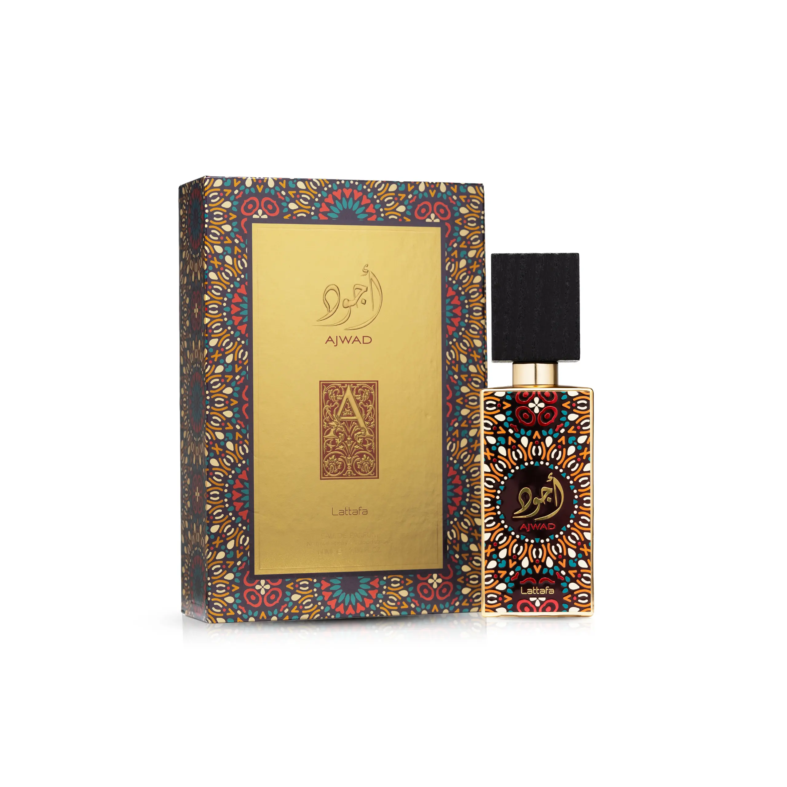 Lattafa Ajwad Eau De Parfum Spray - Floral Fruity Woody, Fruit, Amber-Sweet Scent - Unisex Wear, 2.0 oz