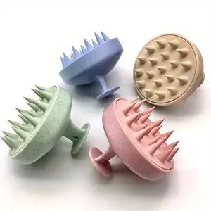 Silicone Shampoo Brush Body Massage Bath Shower Tool for Salon Hairdressing Scalp Massage Comb Hair Washing Gentle Effective Cleaning