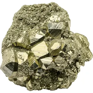 Pyrite Raw Crystals and Healing Stones, Natural Rocks For Tumbling - DIY Raw Stones And Crystals (1 Piece)