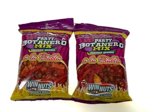 2 paquetes de Cacahuate Mix Botanero A la Diabla (5.25 oz c/u) | 2 Pack- WinNuts Party Botanero Mix “A La Diabla” Mexican Snack – Spicy Peanut & Corn Snack Mix 5.25 oz (Includes 2 bags of 5.25 oz each)