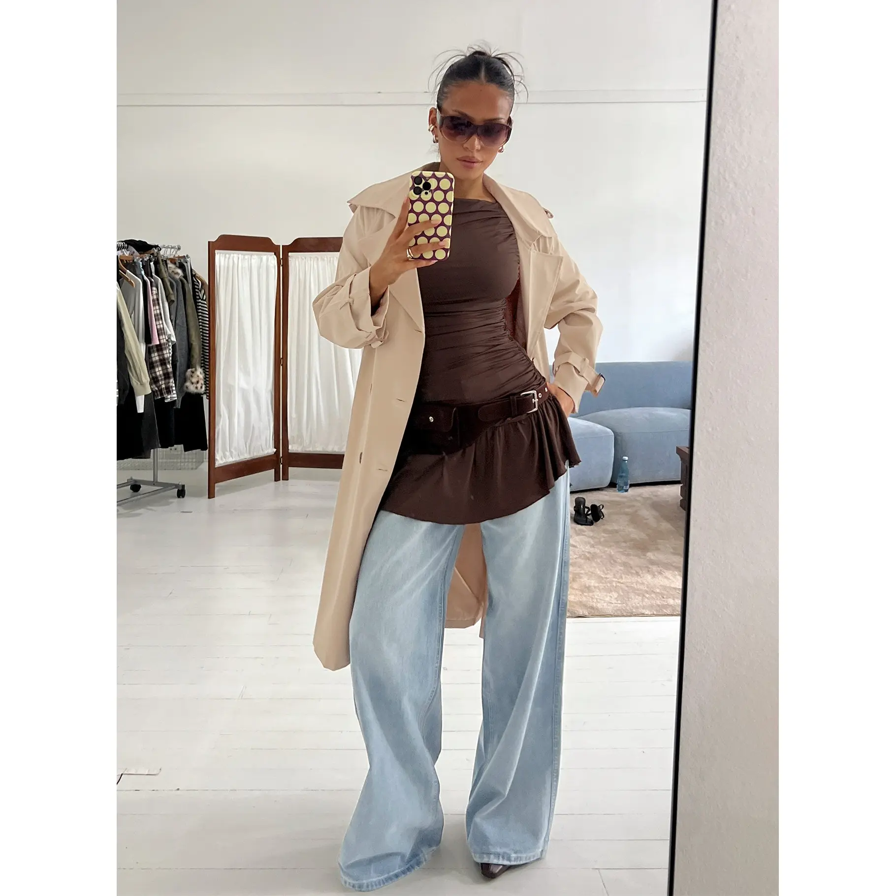 Westwind Trench Coat Natural