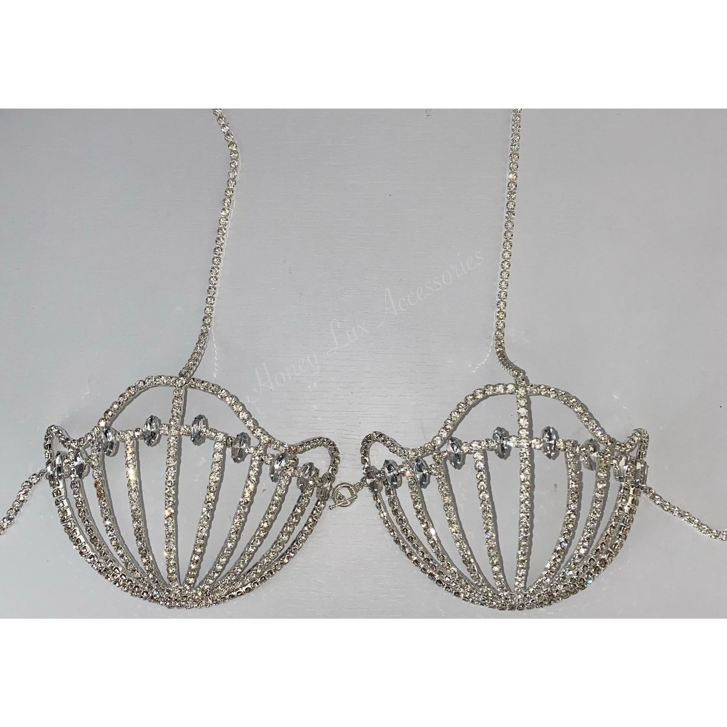 Milena Rhinestone Push-up Bralette