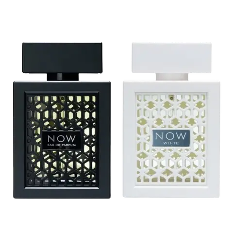 (2pc Bundle Pack) Rave Now Men + Rave Now White by Lattafa EDP Spray, 3.4oz