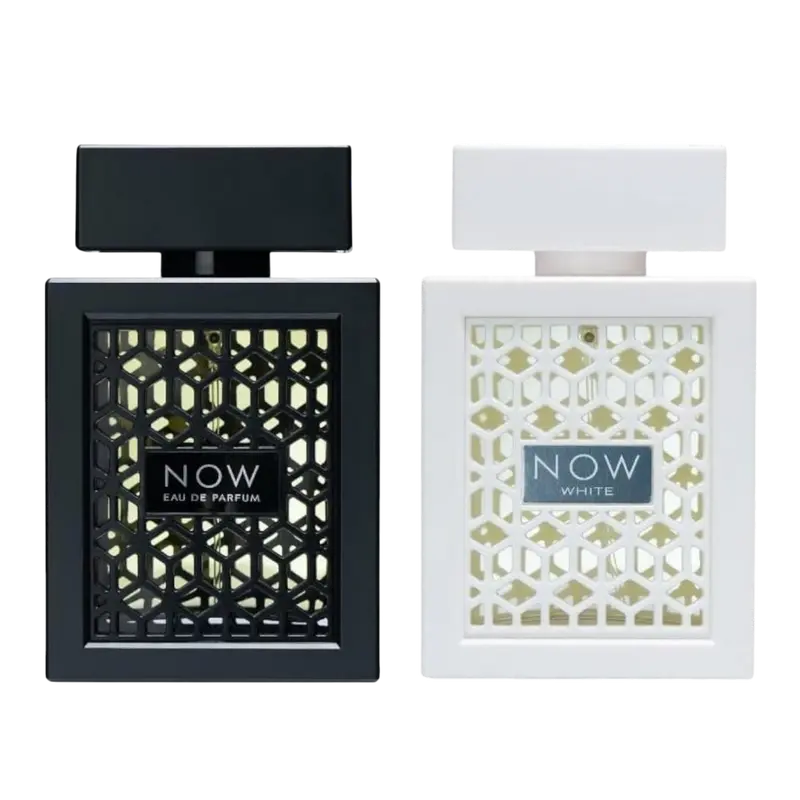 (2pc Bundle Pack) Rave Now Men + Rave Now White by Lattafa EDP Spray, 3.4oz