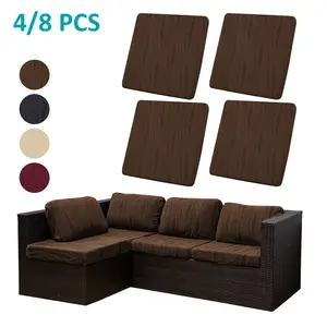 4-Piece Set/large Size Sofa Cushion Covers, Durable Elastic Design, All-Season Protection, Modern Style Living Room Use