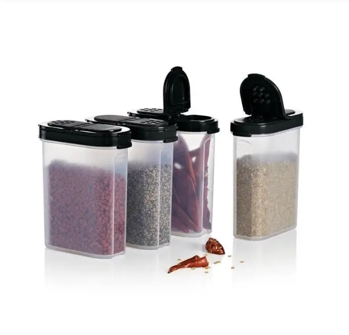 Tupperware Spice Containers Set - Airtight Seal Kitchen Seasoning Utensils with Half Cup Size, Keeps Spices & Dry Herbs Fresh, Flavorful and Easy to Access, Handy Lids