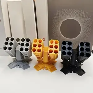 3D printed launcher-shaped pen holder creative launcher pen holder suitable for desktop home office decoration ornaments