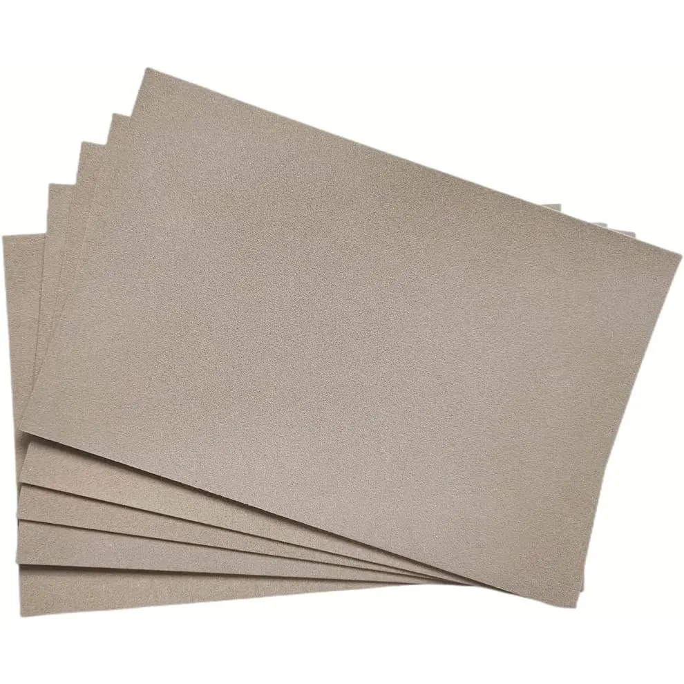 Sanded Pastel Paper - 5-Sheet Large Size Heavyweight Brown (21.5in x 15.4in) Art Craft Supplies for Drawing Media, Artists' Pencils, Charcoal