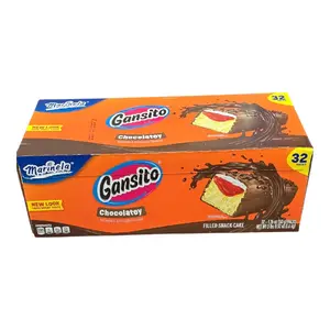 Gansito Marinela Chocolatey Filled Snack Cakes 32 Count