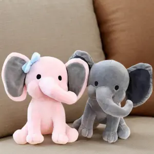 Cute Elephant Plush Toy for Babies, Soft Huggable Stuffed Animal for Boys & Girls, Perfect Newborn Gift, Ideal Baby Room Decor
