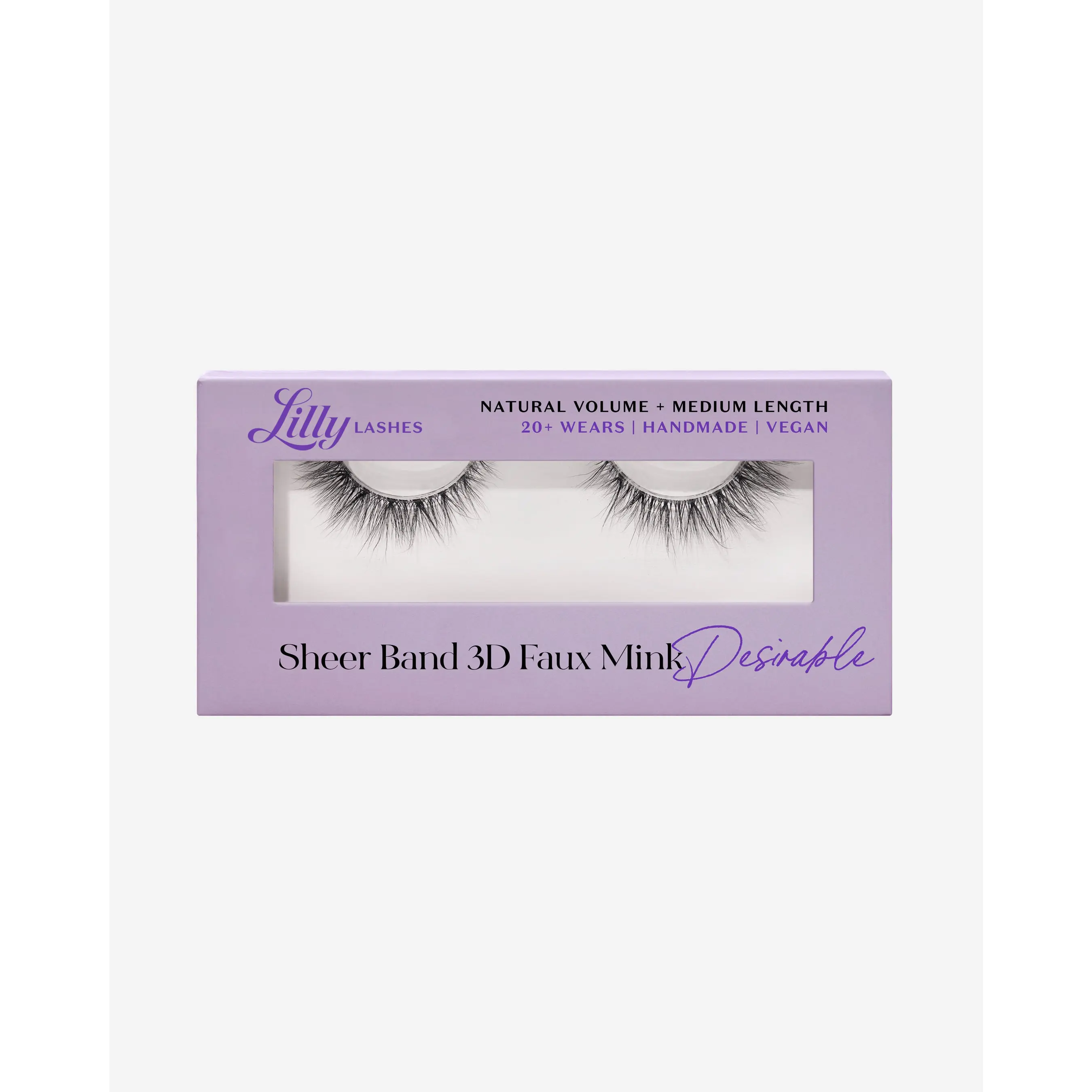 Desirable Sheer Band 3D Faux Mink Wispy Lash Eyelashes Makeup