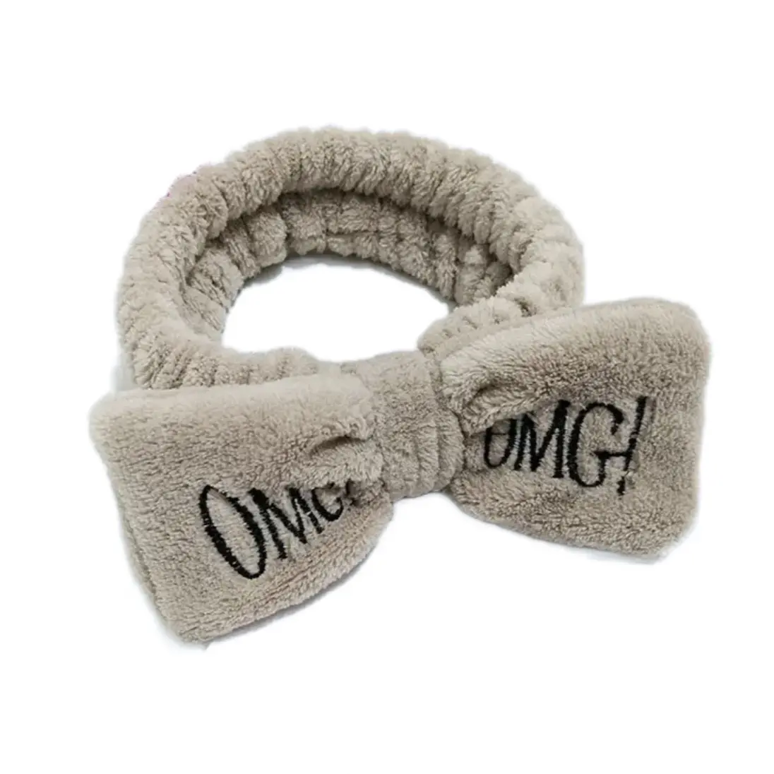 Soft Spa Brown OMG Coral Fleece Headband