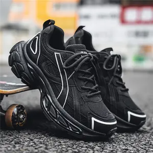 Men's Y2K Vintage Dad Shoes | Chunky Mesh Platform Sneakers | Retro Runners