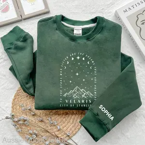 Velaris embroidered sweatshirt, Velaris City Of Starlight Embroidered Shirt, The Night Court Shirt, SJM sweater, City of Starlight, ACOTA