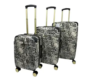 Jenni Chan Python 3-Piece Hardside Spinner Set