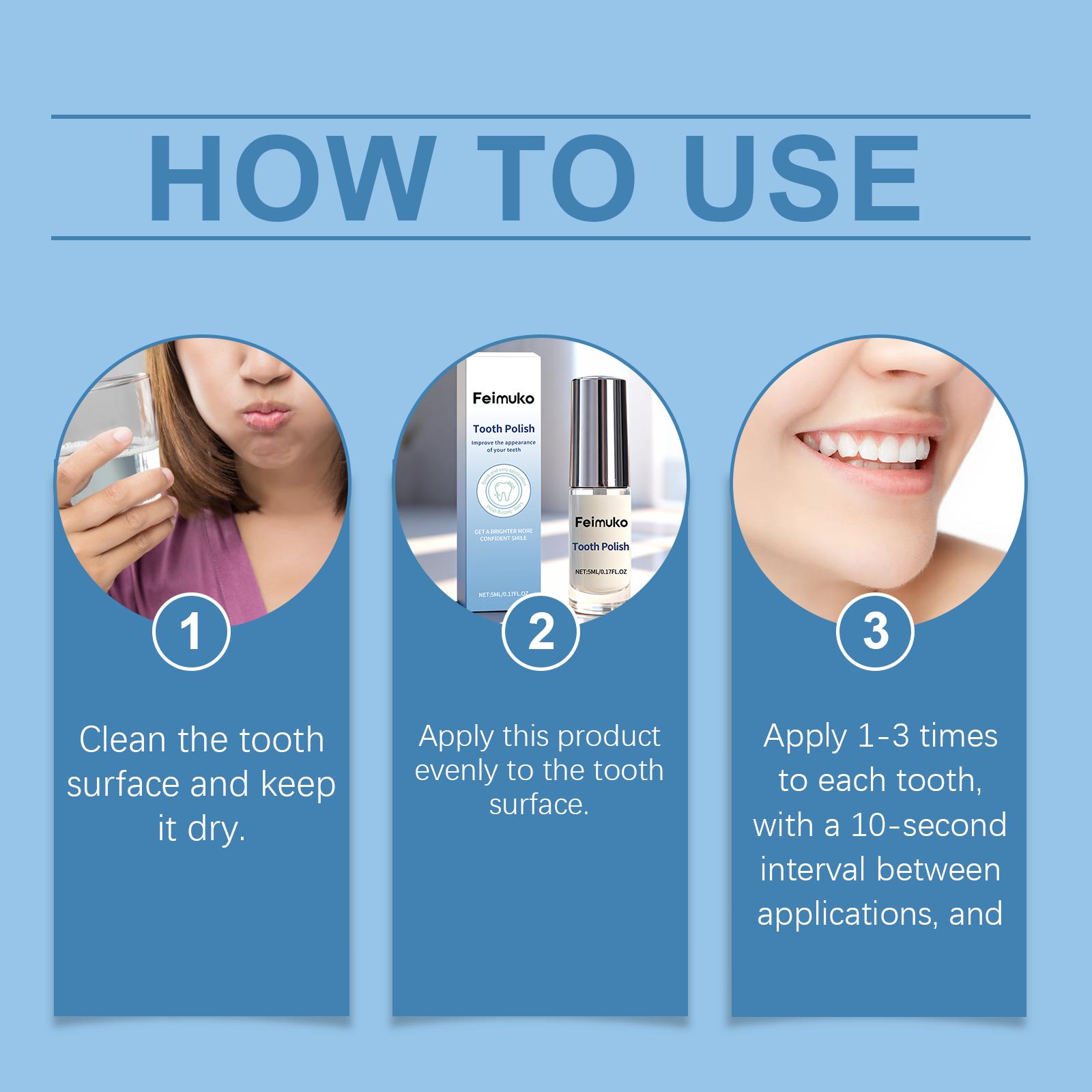 Dental Care Coating, Daily Oral Care, Cleans Teeth, Natural Bright Shine & Beautiful Teeth