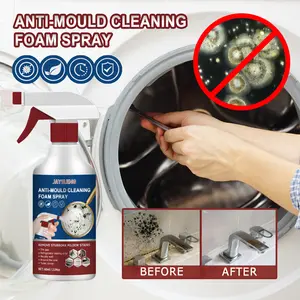 Foam Cleaning and Mildew Removal Spray, Multi-functional Cleaning and Mildew Removal Spray for Tile Walls and Bathroom Silicone.