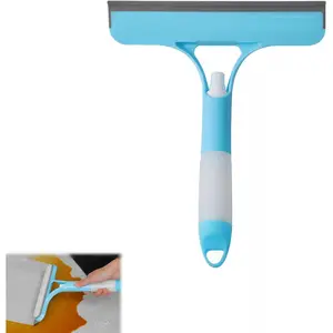 2025 New 3 in 1 Window Cleaner Tool, Spray Window Cleaning Scraper Squeegee with Spray Bottle – Ideal for Car, Home, Kitchen Windows