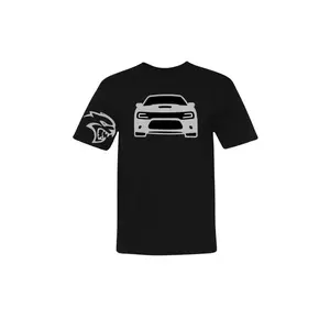 Hellcat Men's Casual Tee with Hellcat Menswear Top, Short Sleeve, Crewneck, Ideal for Streetwear and Casual Wear