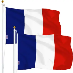 France French Flag 3x5 Ft 2-Pack Printed Polyester By G128