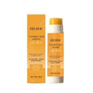 Turmeric Lemon Lip Balm, Hydrating Lip Treatment, Shea Butter & Beeswax Infused, Black Owned, Deep Hydrating & Nourishing, Softens Dry Lips, Gentle Daily Care for All Skin Types