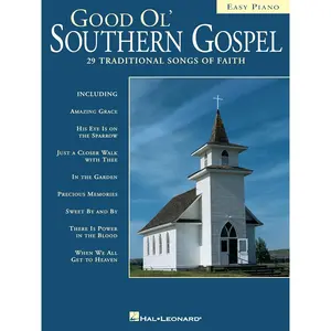 Good Ol' Southern Gospel Easy Piano Songbook | 29 Traditional Songs of Faith | Includes Amazing Grace, Rock of Ages and More Paperback – August 1, 1999