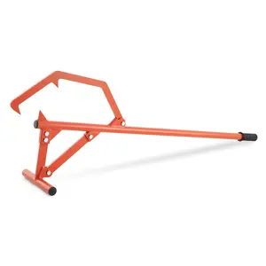 VEVOR Timberjack, 46.5 in, Heavy Duty Steel Log Roller, Log Lifter with Adjustable Cant Hook, Logging Tools Log Jack for Logs Ups to 25" Dia, Timber Jack for Rolling Cutting and Lifting Logs, Carbon Steel, Adjustable Hook