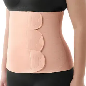 Postpartum Belly Band for C-Section and Vagittal Birth, Abdominal Binder with 3D Lifting & Ergonomic Back Support