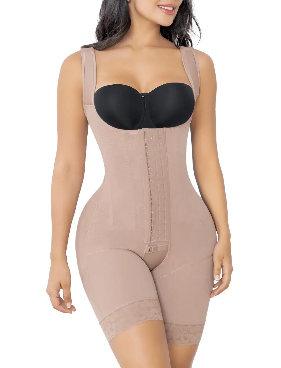 Hourglass Body Shaper With Boning And Wide Straps 2881 Compression Traditional