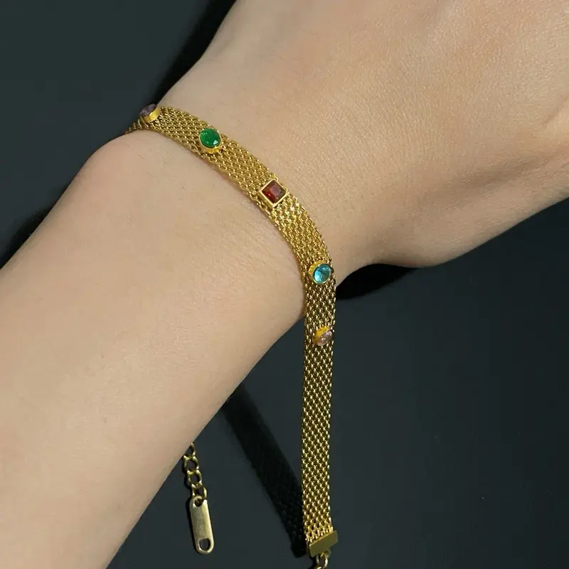 Handmade Bracelet 18K Gold Filled 27
