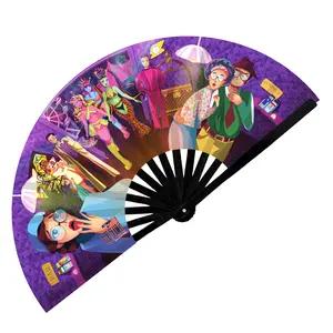 Mommy Why Is She Dressed Like That EDM Rave Hand Fan