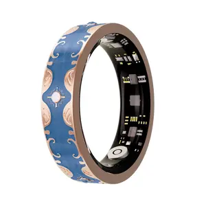 Fitness Smart Ring - Casual Fitness Trackers, IP68 Waterproof Activity Monitor with Step Counter, Sleep Quality Tracker, 14-Day Battery, Mini Magnetic GPS for Men and Women