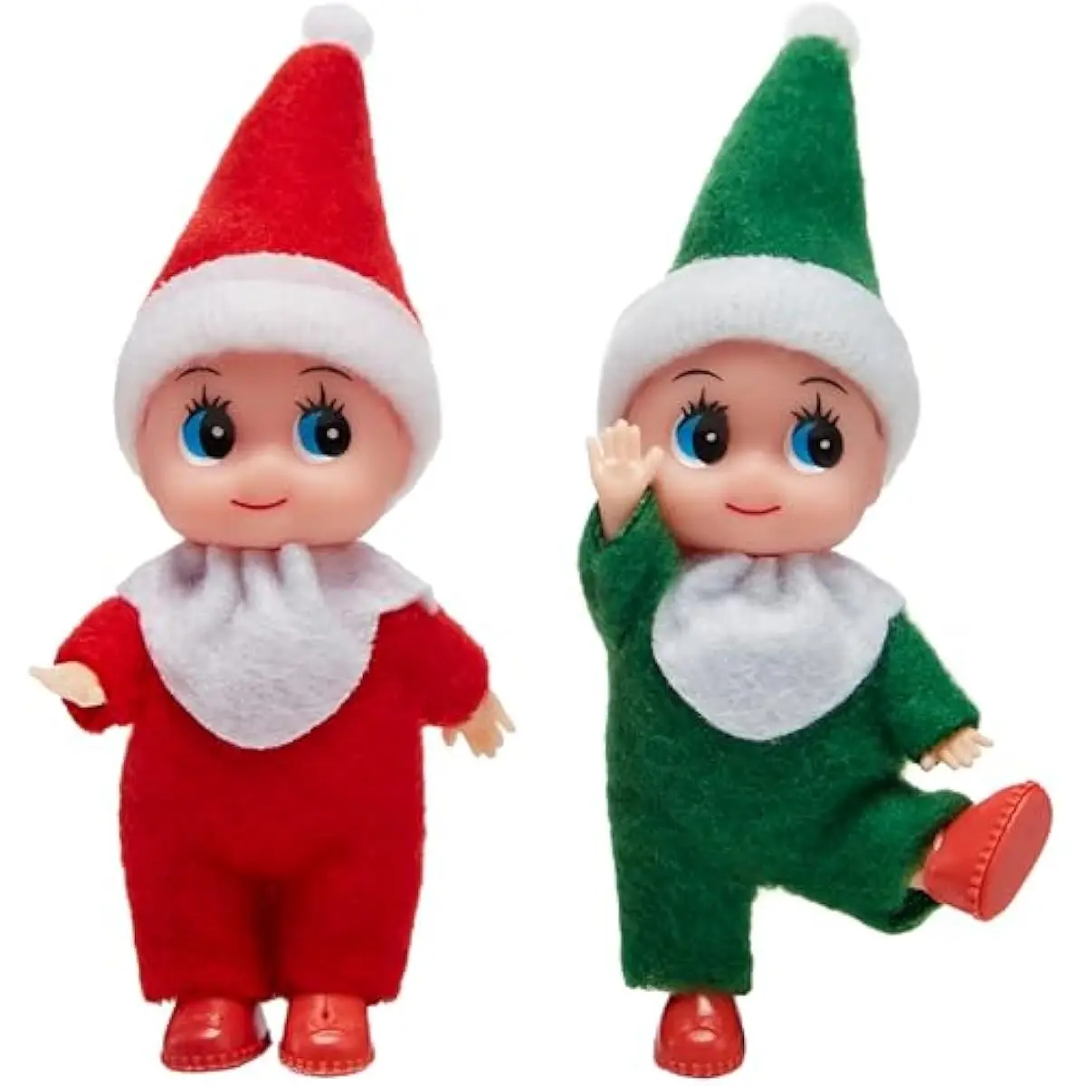 2 Pcs Christmas Elf Plush Doll Tiny Soft Plush Toy Doll for Kids Accessories Party Favors Xmas Party Supplies Christmas Decor, Xmas Gift