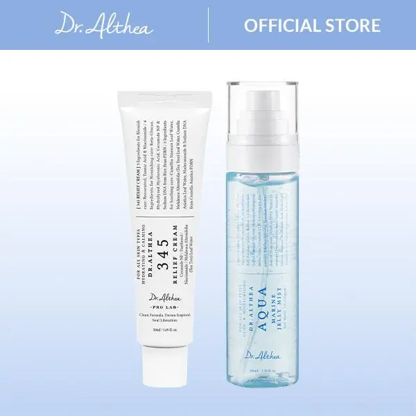 [Dr.Althea Official] Soothing Barrier Glow Set, Vegan Daily Skincare Kit with Niacinamide for Hydrate-Moisturizing Skin