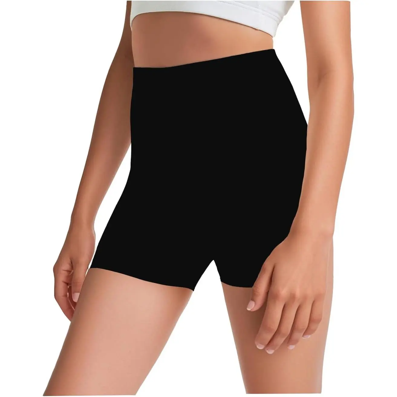 Girls  Shorts-5" Soft High Waisted Athletic Biker Shorts for Girls Dance Volleyball 6-14Years