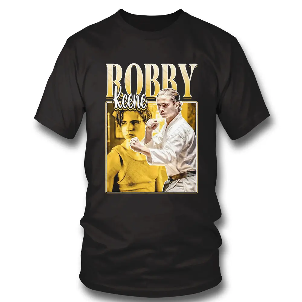 Robby Keene Cobra Kai T-shirt 90s Graphic Black Full Size S-5XL G0120