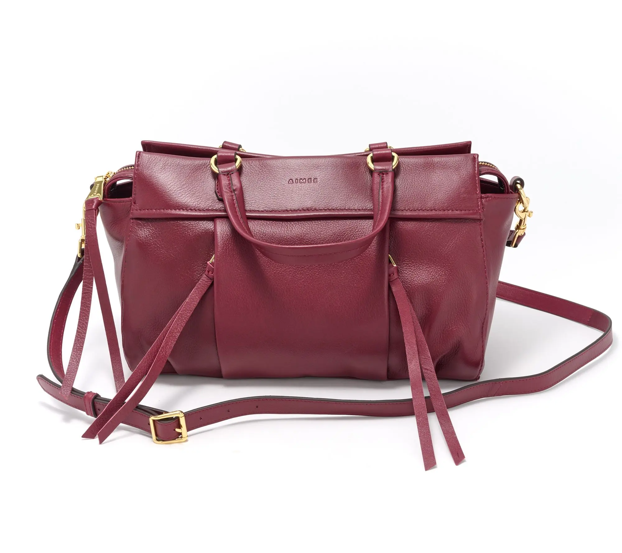 Aimee Kestenberg Weekend Worn Leather Satchel