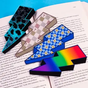 Lightning Bolt Shapemark - UV Printed Acrylic