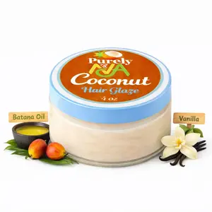 4 oz Deep Hair Coconut Conditioner Custom add Batana Oil and Vanilla