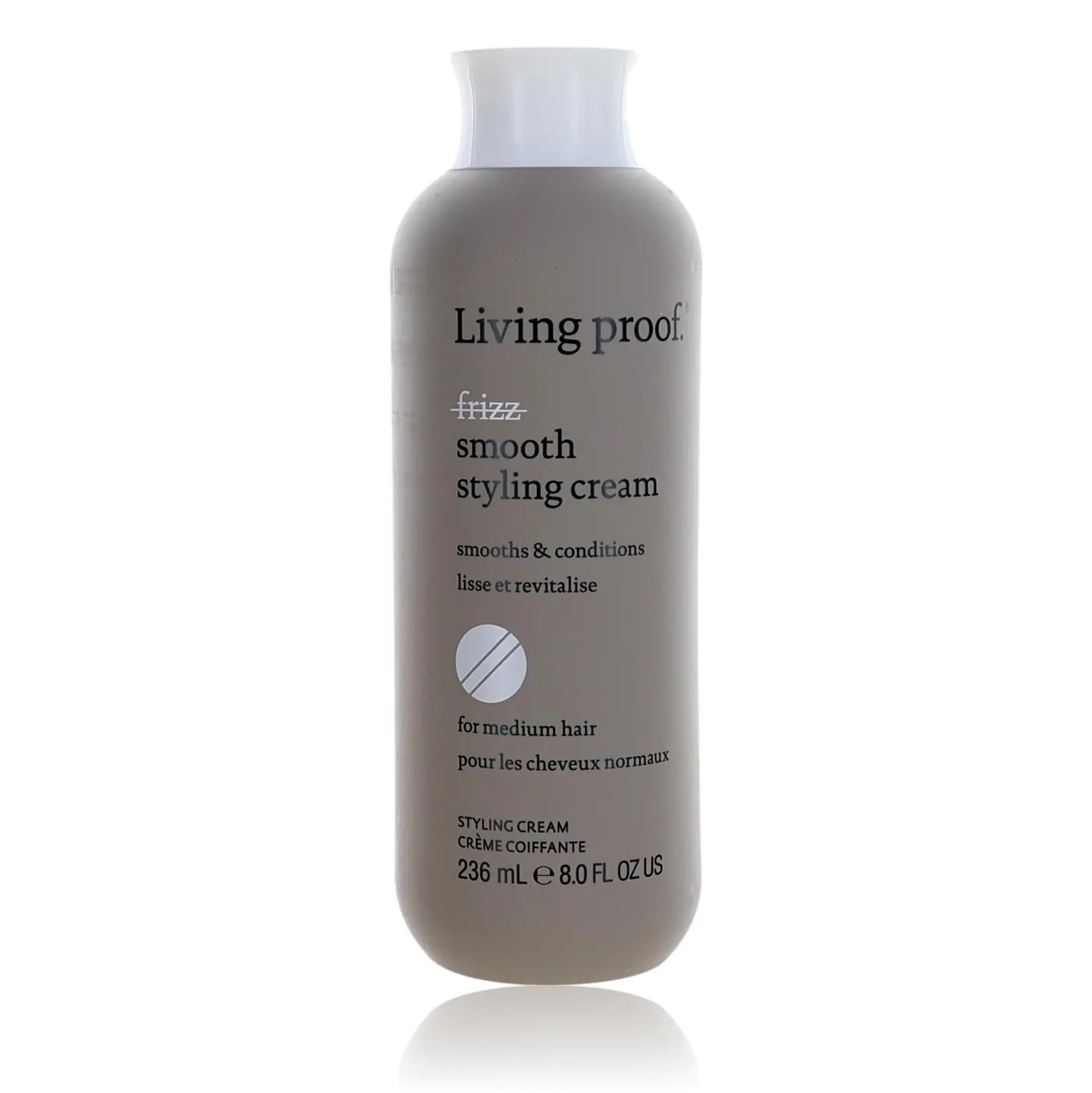 Styling Cream that Smooths Hair and Controls Frizz, Silicone-Free Formula for Long-Lasting Hold, Haircare for Medium Hair, 8 oz, Frizz Control